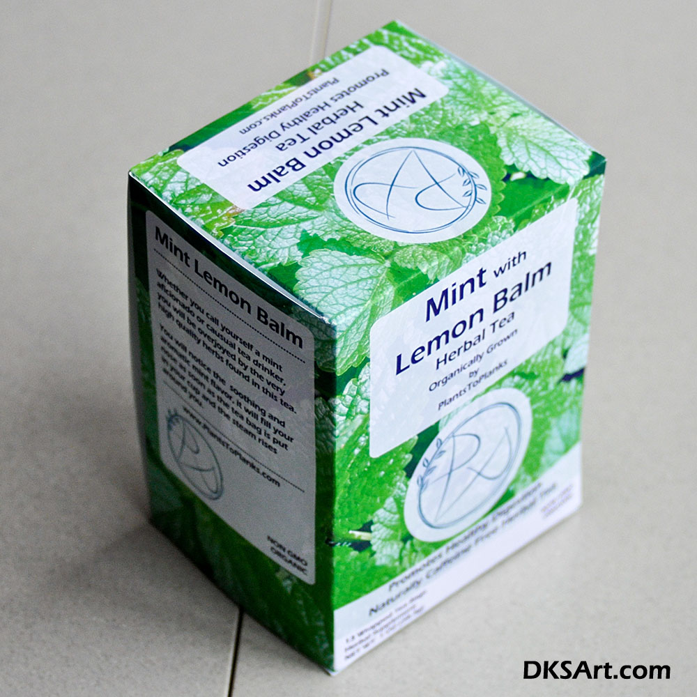 Gift Box Design For Mint Tea