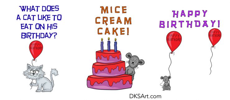 Free Printable Funny Joke Cat Birthday Card 2017