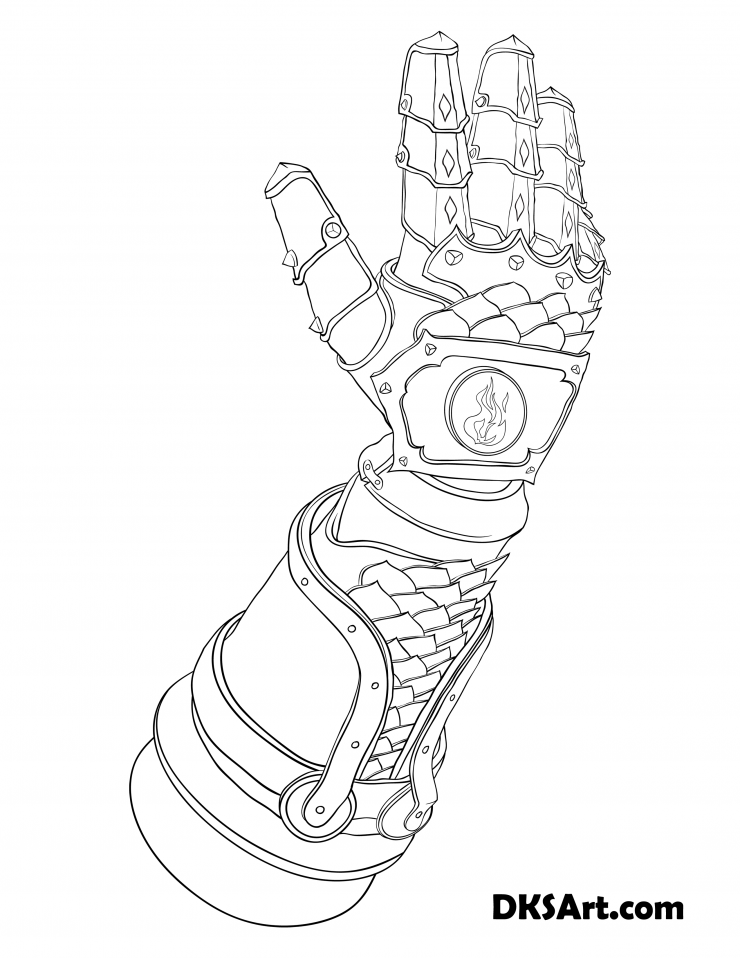 Gauntlet a knight would wear during battle