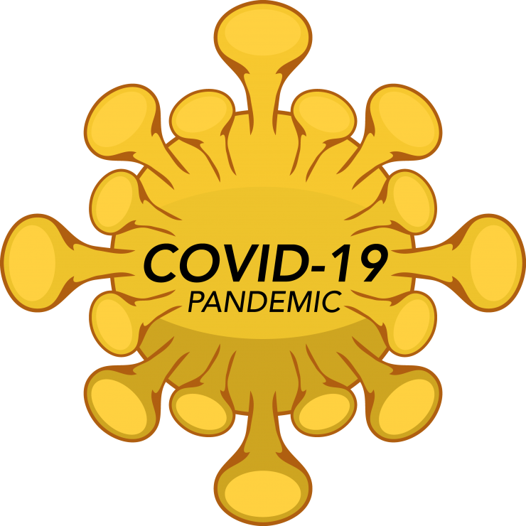 Logo design for the corona virus covid 19 pandemic