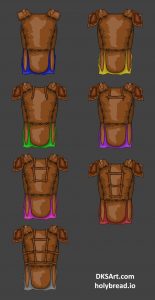 New game asset design artwork for Holy Bread game used by archer class