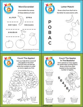 learning activity sheets for children