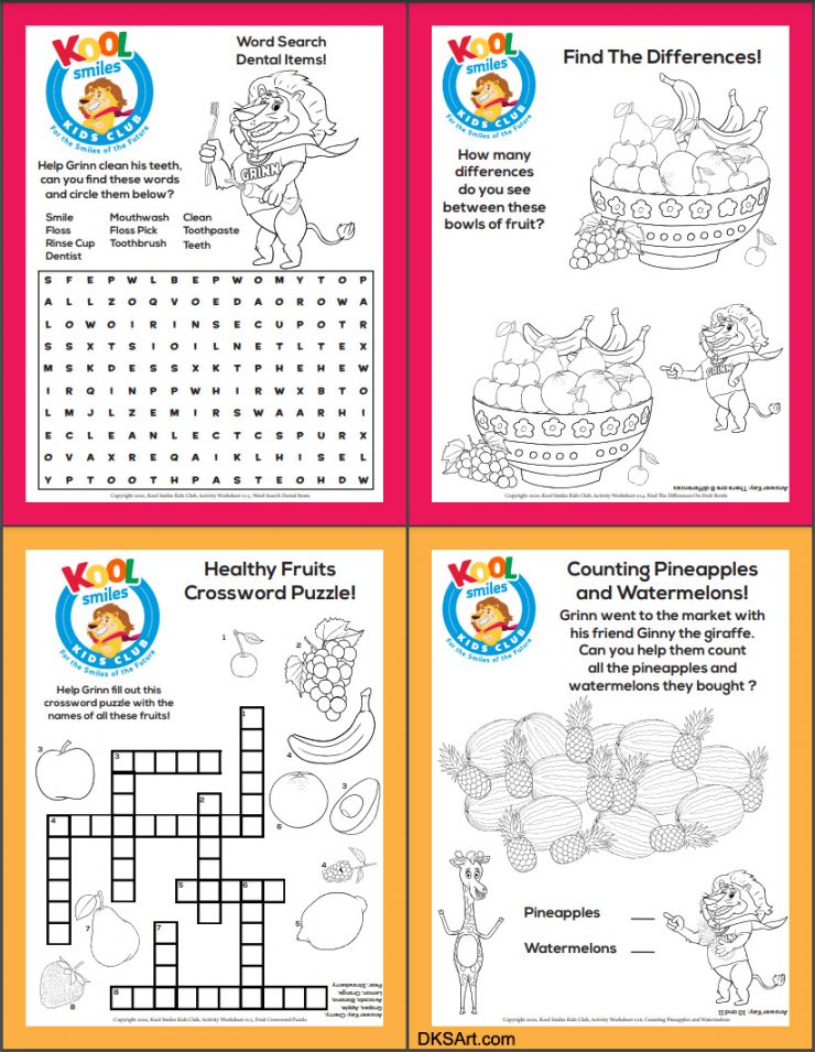 learning activity worksheet for children
