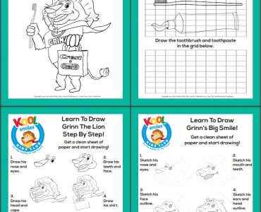 worksheet for children to teach them drawing