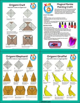 teaching children origami